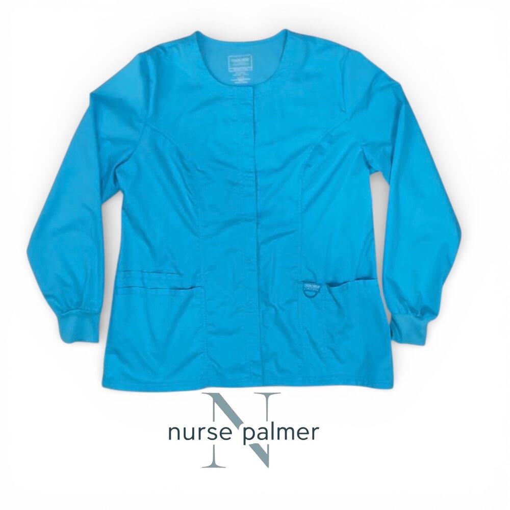 Cherokee Revolution scrub jacket (size: large)